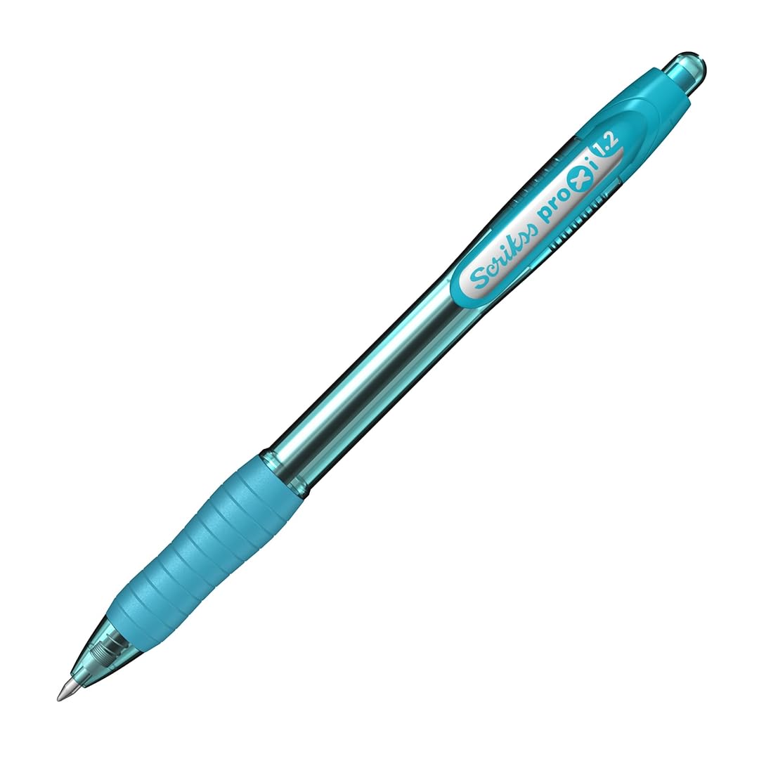 Scrikss | Proxi Series | Ball Point Pen | 12 Mint Sky Blue Barrel Scrikss